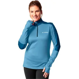 Comparateur de prix : Vaude Livigno Halfzip II - Polaire femme Pastel Blue EU 38