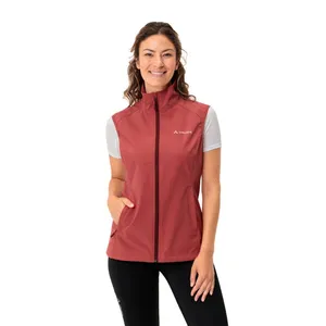 Vaude - Women's Hurricane Vest III - Gilet softshell taille 40, rouge pas cher
