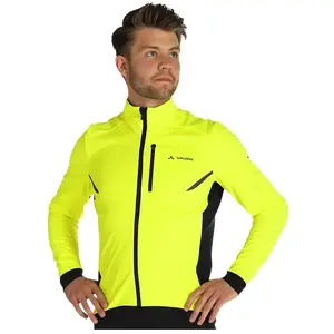 Veste cycliste vaude kuro jaune pas cher