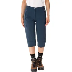 Comparateur de prix : Vaude Pantalon femme Farley Stretch Capri III bleu 36