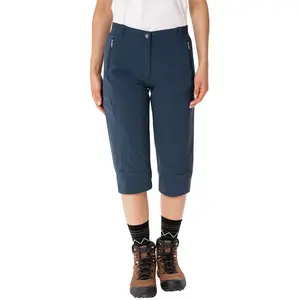 Comparateur de prix : Vaude - Women's Farley Stretch Capri III - Pantalon de trekking taille 40, bleu