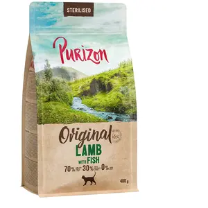 Purizon Sterilised Adult agneau, poisson - sans céréales pour chat - 4...