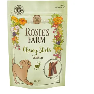 Rosie's Farm Bâtonnets à mâcher gibier pour chien - 70 g pas cher