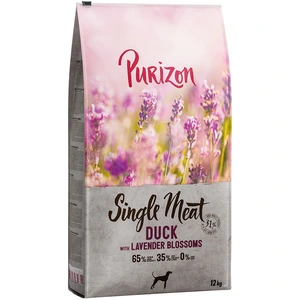 Purizon Single Meat Adult canard, pommes, fleurs de lavande - sans céréales pour chien - 12 kg pas cher