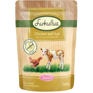 Lukullus Junior sans céréales 6 x 300 g pour chien - poulet, veauVendu parzooplus