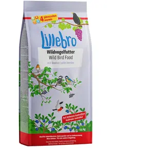 Lillebro Nourriture avec des baies pour oiseaux sauvages - 1,5 kgVendu parzooplus
