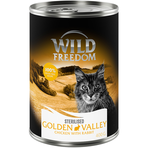 Wild Freedom Adult Sterilised 6 x 400 g - sans céréales pour chat - Go... pas cher