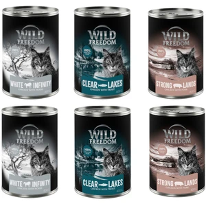 Wild Freedom Adult 6 x 400 g pour chat - lot mixte III (2 x truite, 2 ... pas cher