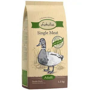 1,5kg Lukullus Single Meat, canard - Croquettes pour chien
