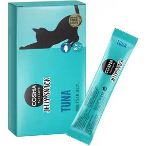 8x14g Cosma Jelly Snack thon - Friandises pour chat pas cher
