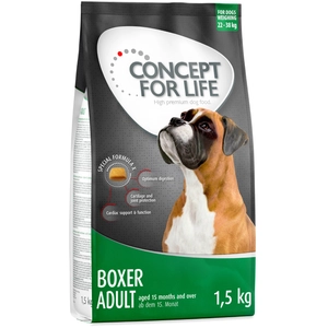 Offre d'essai : croquettes Concept for Life 1 kg ou 1,5 kg pour chien - Boxer Adult (1,5 kg)Vendu parzooplus