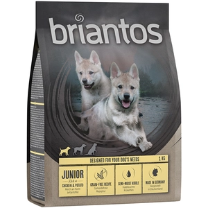 1kg Briantos Junior poulet, pommes de terre SANS CÉRÉALES - Croquettes pour chienVendu parzooplus