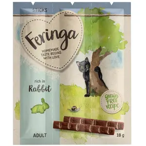 3x6g Feringa Bâtonnets lapin - Friandises pour chatVendu parzooplus