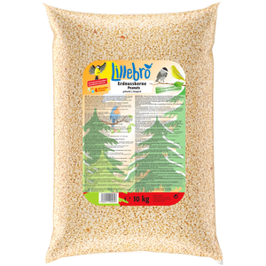 10kg Lillebro Graines d'arachide concassées pour oiseaux sauvagesVendu parzooplus