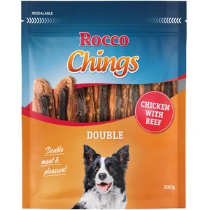 200g Rocco Chings Double poulet, boeuf - Friandises pour chien pas cher