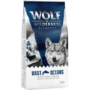 12kg Sensitive Vast Oceans, poisson Wolf of Wilderness - Croquettes pour chien + 1kg offerts ! pas cher