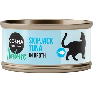 6x70g Cosma Nature thon Skipjack - Pâtée pour chat pas cher