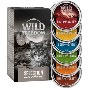 6x85g Adult lot mixte Wild Freedom - Pâtée pour chat pas cher