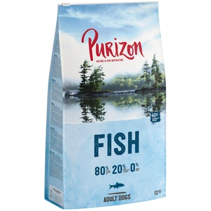 12kg Adult poisson - sans céréales Purizon croquettes pour chien pas cher