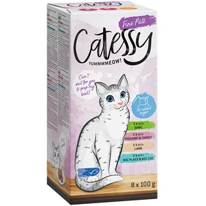 8x100g Catessy Lot mixte II - Pâtée pour chatVendu parzooplus