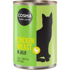 6x400g poulet en gelée Cosma - Nourriture pour Chat pas cher