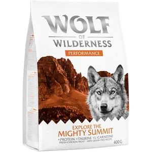 400g Wolf of Wilderness "Explore The Mighty Summit" Performance sans céréalesVendu parzooplus