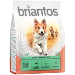 Offre d'essai : croquettes Briantos 1 kg pour chien - Adult Sensitive agneau, rizVendu parzooplus