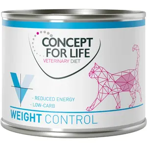 Concept for Life Veterinary Diet Weight Control pour chat - 6 x 200 g pas cher