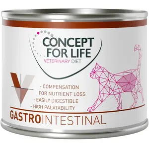 Offre découverte : Concept for Life Veterinary Diet 6 x 185 g / 200 g - Gastro Intestinal (6 x 200 g) pas cher