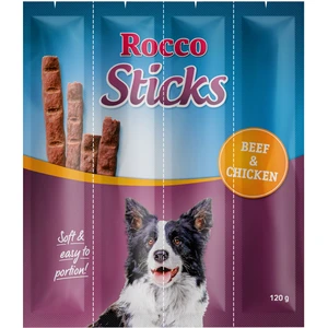 120g Rocco Sticks 12 x boeuf, poulet - Friandises pour chien pas cher