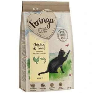 Feringa Adult Duo poulet, truite pour chat - 400 g pas cher