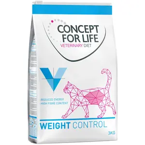 3kg Veterinary Diet Weight Control Concept for Life VET - Croquettes p... pas cher