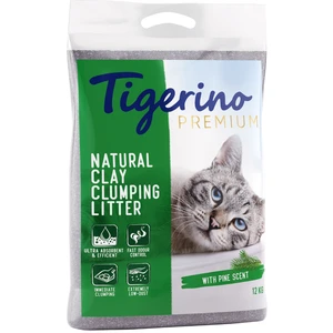 12kg Litière Tigerino Édition spéciale / Premium senteur pin - pour ch...