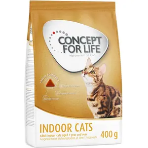 400g Indoor Cats Concept for Life Croquettes pour chat pas cher