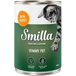 20x400g dinde Smilla - Nourriture pour Chat pas cher