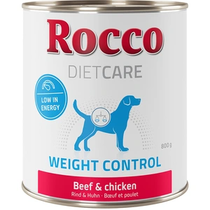 6x800g Rocco Diet Care Weight Control boeuf, poulet - Pâtée pour chien pas cher