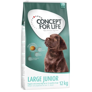 12kg Large Junior Concept for Life - Croquettes pour chien pas cher