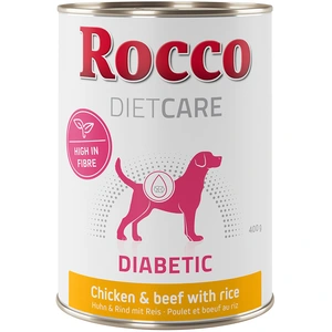 6x400g Rocco Diet Care Diabetic poulet, boeuf - Pâtée pour chien pas cher
