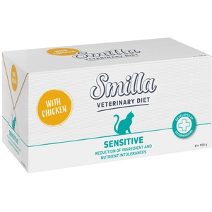 Offre d'essai : Smilla Veterinary Diet 8 x 100 g pour chat - Sensitive poulet pas cher