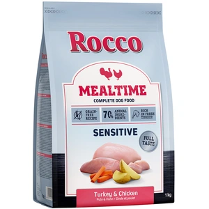 1kg Rocco Mealtime Sensitive dinde, poulet - Croquettes pour chien pas cher
