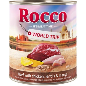 6x800g Rocco Tour du monde Inde - Pâtée pour chien pas cher