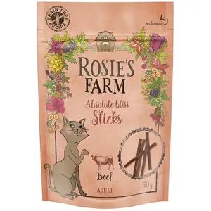 50g Sticks boeuf Rosie's Farm Friandises pour chat : à prix mini ! pas cher