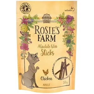 50g Sticks poulet Rosie's Farm Friandises pour chat : à prix mini ! pas cher