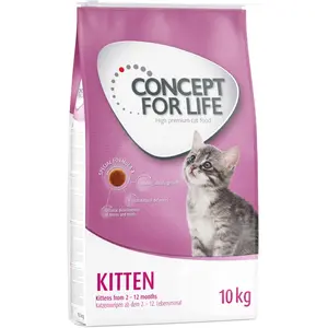 10kg Kitten Concept for Life Croquettes pour chat