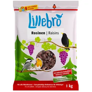 Raisins secs Lillebro 1 kg pour oiseaux sauvages - 1 kgVendu parzooplus