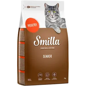 1kg Smilla Senior volaille - Croquettes pour chat