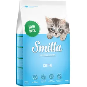 10kg Kitten canard Smilla croquettes pour chat pas cher