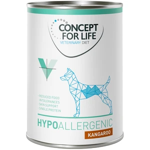 Concept for Life Veterinary Diet Hypoallergenic kangourou pour chien - 6 x 400 g pas cher