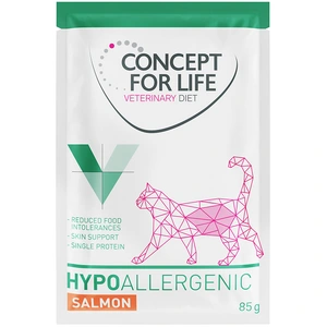 Concept for Life Veterinary Diet Hypoallergenic saumon pour chat - 12 x 85 g pas cher