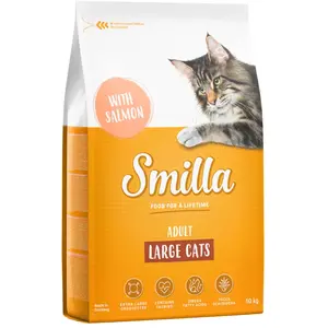 10kg Adult XXL saumon Smilla croquettes pour chat
